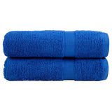 Vidaxl Bath towels Solund 2 pcs 600 g m² 70x140 cm blue