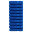 Vidaxl badhanddoeken solund 10 st 600 g m² 70x140 cm blauw