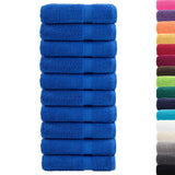 Vidaxl Bath towels Solund 10 st 600 g m² 100x150 cm blue