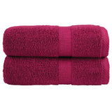 Vidaxl Guest Wipes Solund 2 ST 600 G m² 30x30 cm Bordeaux rosso