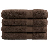 Vidaxl Towels Solund 4 pcs 600 g m² 100x200 cm brown