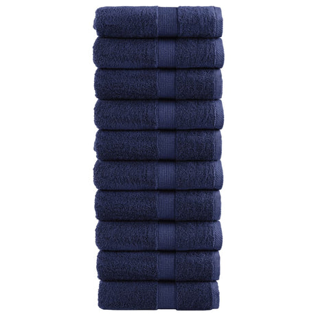 Vidaxl gastendoekjes solund 10 st 600 g m² 30x50 cm marineblauw