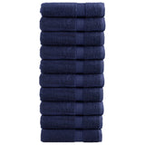 Vidaxl Bath Towels Solund 10 St 600 G m² 70x140 cm Marine Blue