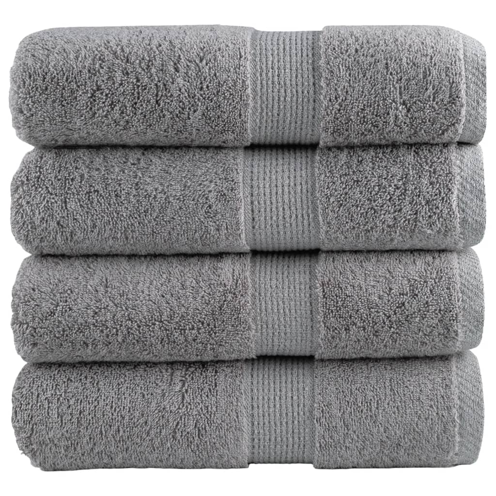 Vidaxl Guest Wipes Solund 4 PCS 600 g m² 30x50 cm Gray