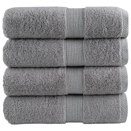 Vidaxl gastendoekjes solund 4 st 600 g m² 30x50 cm grijs