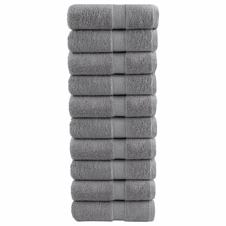 Vidaxl gastendoekjes solund 10 st 600 g m² 30x50 cm grijs