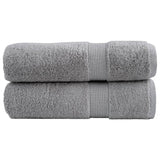 Vidaxl Towels Solund 2 pcs 600 g m² 50x100 cm gray