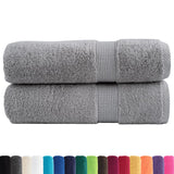 Vidaxl Towels Solund 2 pcs 600 g m² 50x100 cm gray