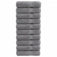 Vidaxl badhanddoeken solund 10 st 600 g m² 70x140 cm grijs
