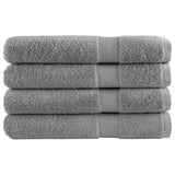 Vidaxl Towel Solund 4 PCS 600 g m² ass 100x200 cm Grau