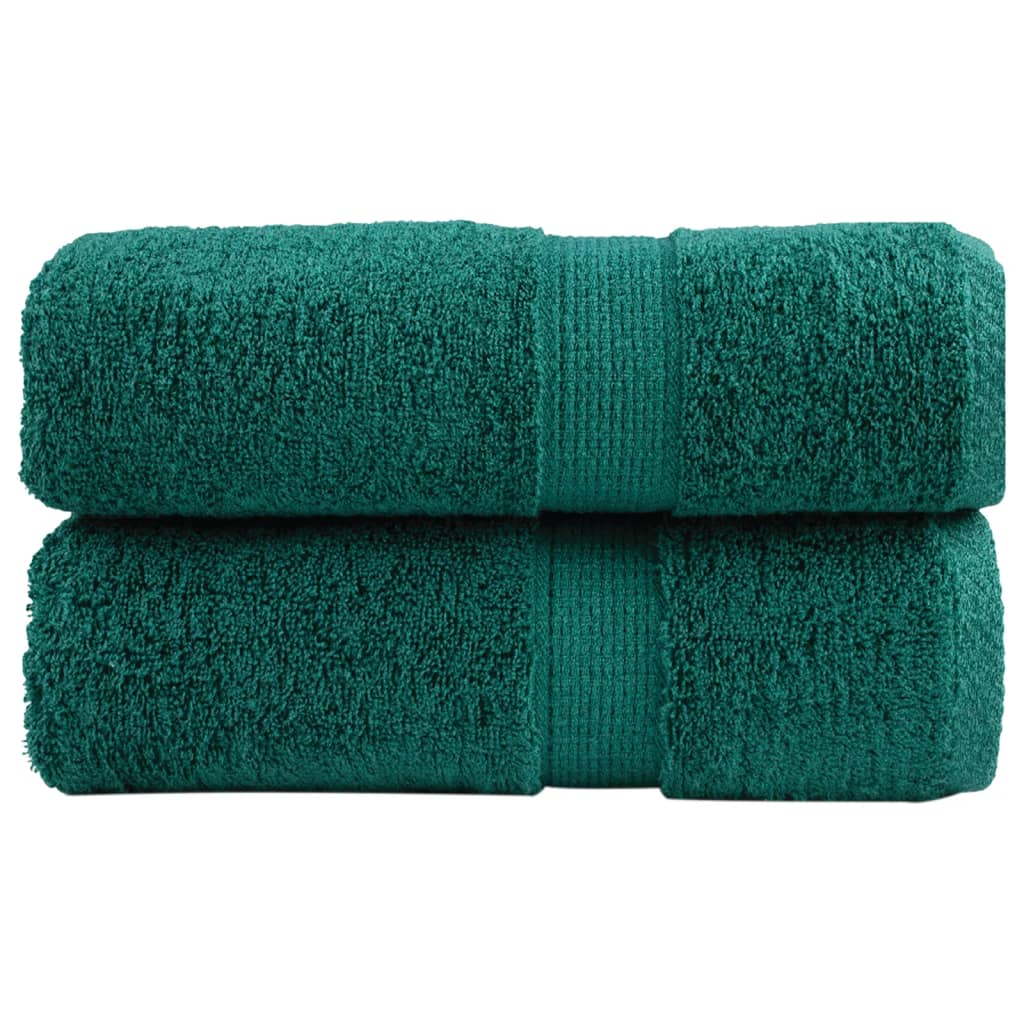 Vidaxl Guest wipes Solund 2 st 600 g m² 30x50 cm green