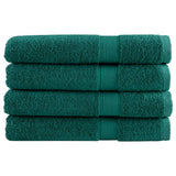 Vidaxl saunadoeken solund 4 st 600 g m² 80x200 cm groen