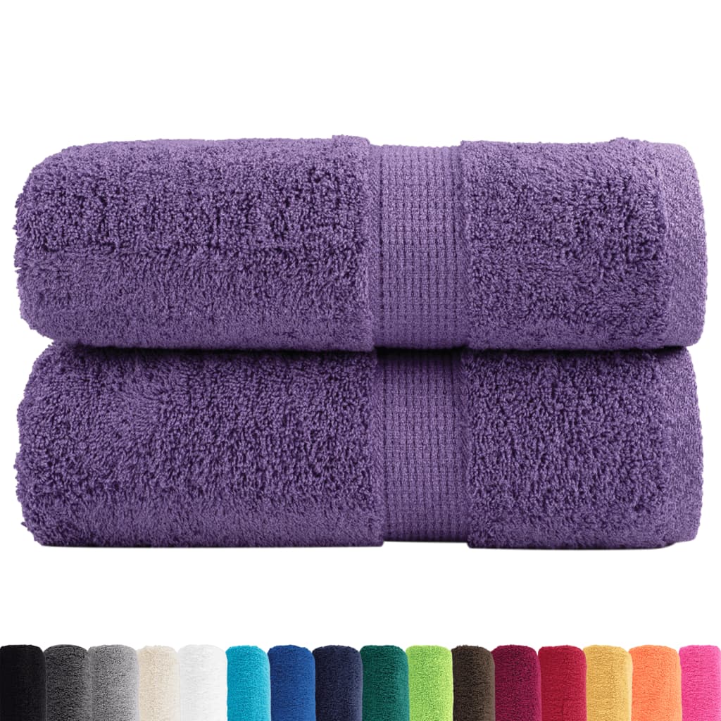 Vidaxl Guest wipes Solund 2 pcs 600 g m² 30x30 cm Purple