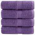 Vidaxl premium washandjes solund 4 stuks paars 30x30 cm 600 g m2