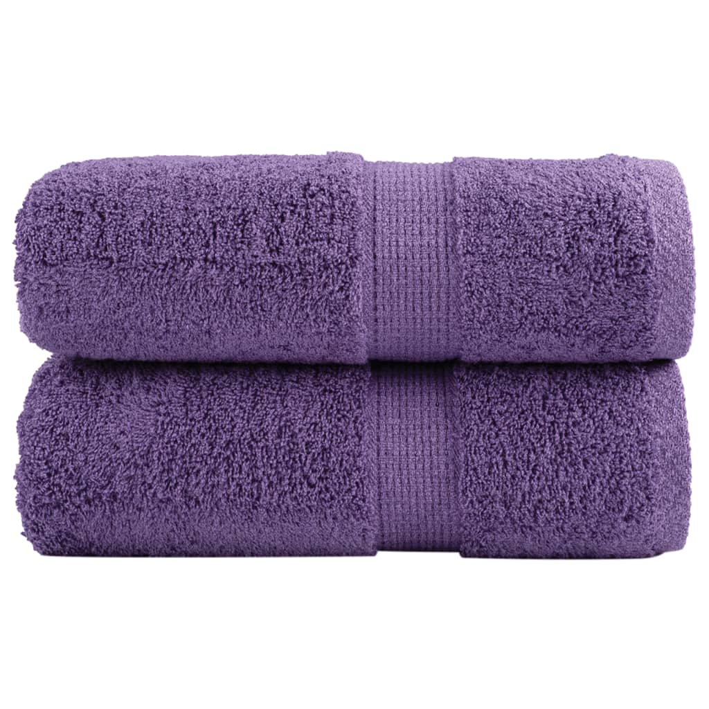 Vidaxl Guest wipes Solund 2 pcs 600 g m² 30x50 cm Purple