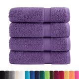 Vidaxl Towels Solund 4 pcs 600 g m² 50x100 cm Purple