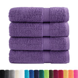 Vidaxl Bath Towels Solund 4 PCS 600 G m² 70x140 cm lilla