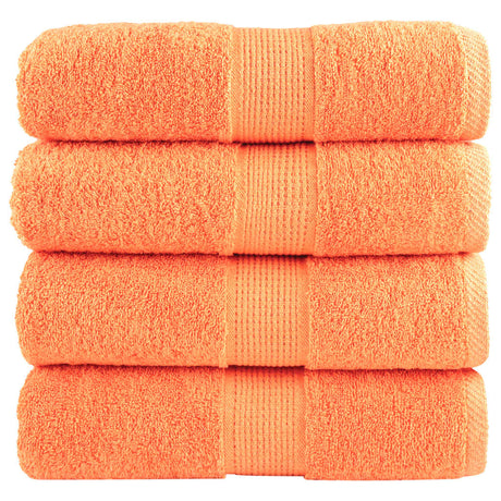 Vidaxl gastendoekjes solund 4 st 600 g m² 30x50 cm oranje