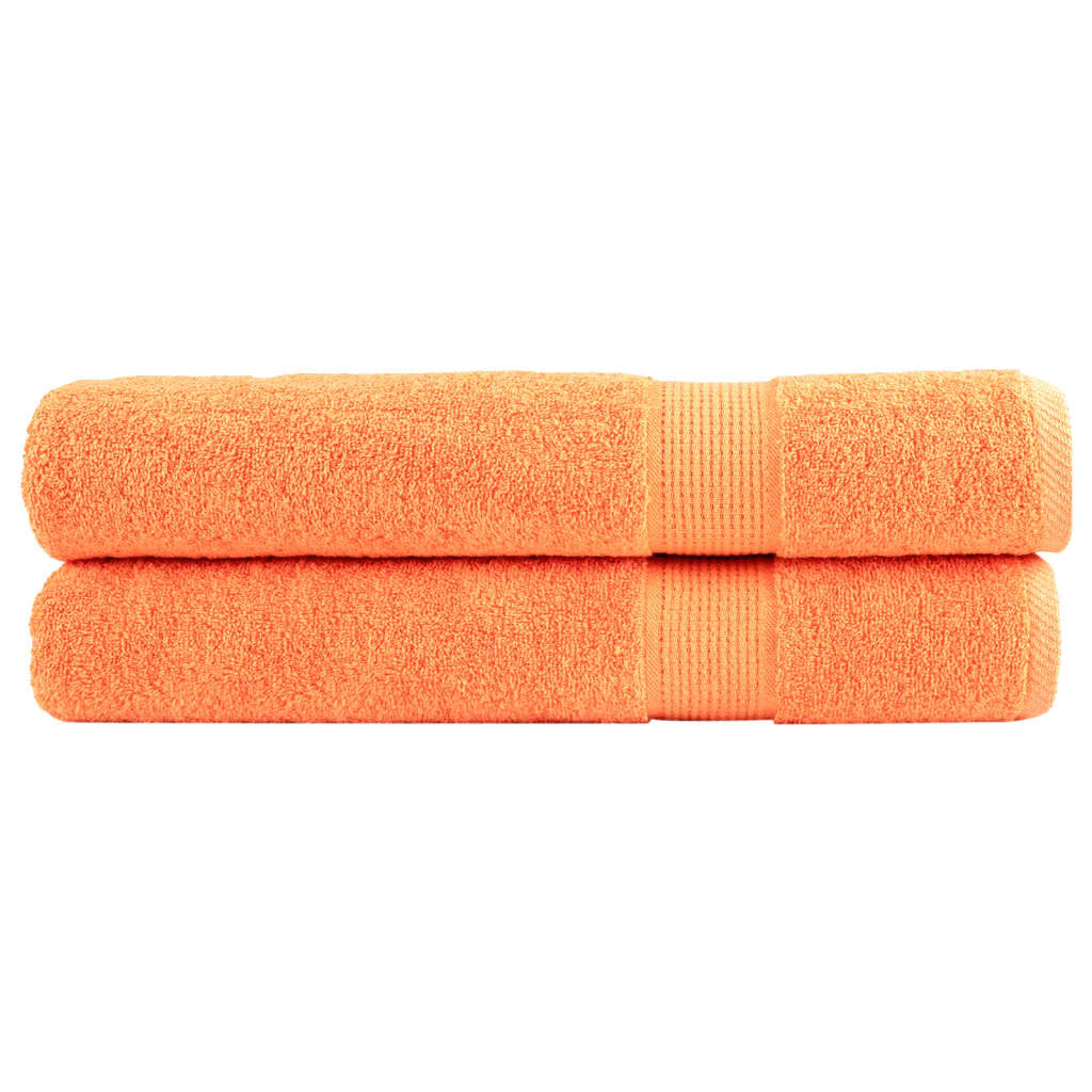 Saunové látky Vidaxl SOLUND 2 PCS 600 g m² 80x200 cm oranžové