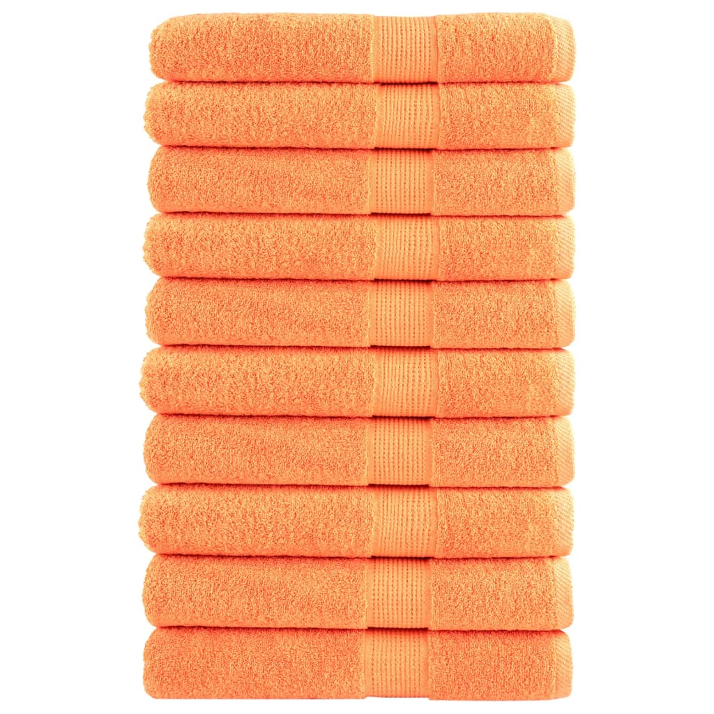 Vidaxl sauna Stoff-solund 10 PCs 600 g m² ass 80x200 cm orange