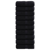 Vidaxl gastendoekjes solund 10 st 600 g m² 30x50 cm zwart