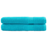 Vidaxl sauna cloths Solund 2 pcs 600 g m² 80x200 cm turquoise