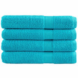 Vidaxl sauna cloths Solund 4 pcs 600 g m² 80x200 cm turquoise