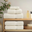 Vidaxl premium washandjes solund 4 stuks crème 30x30 cm 600 g m2