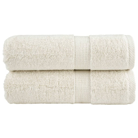 Vidaxl gastendoekjes solund 2 st 600 g m² 30x50 cm crèmekleurig