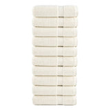 Vidaxl Bad Towel Sole 10 PCs 600 g m² 70440 cm Crème -Colored