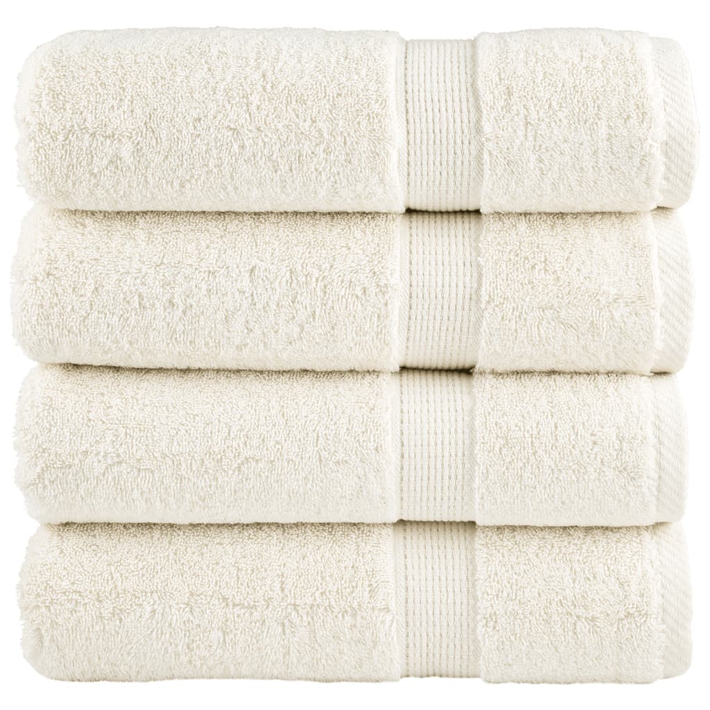 Vidaxl Bath towels Solund 4 pcs 600 g m² 100x150 cm