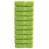 Vidaxl gastendoekjes solund 10 st 600 g m² 30x50 cm appelgroen