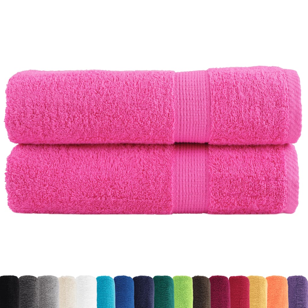 Vidaxl Bad Towel loliten 2 PCs 600 g m²m² 100x150 cm