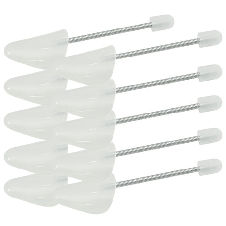 Vidaxl schoenspanners 5 paar eu 38-44 kunststof wit