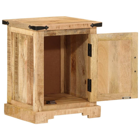 Vidaxl nachtkastje 40x35x50 cm massief mangohout