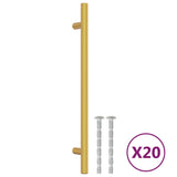 Vidaxl handles 20 st 192 mm stainless steel gold colored