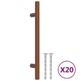 Vidaxl handvatten 20 st 128 mm roestvrij staal bronskleurig