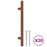 Vidaxl handles 20 st 160 mm stainless steel bronze colored