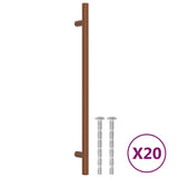 Vidaxl handvatten 20 st 224 mm roestvrij staal bronskleurig