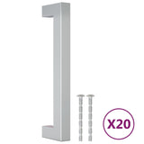 Vidaxl handles 20 st 128 mm stainless steel silver colored