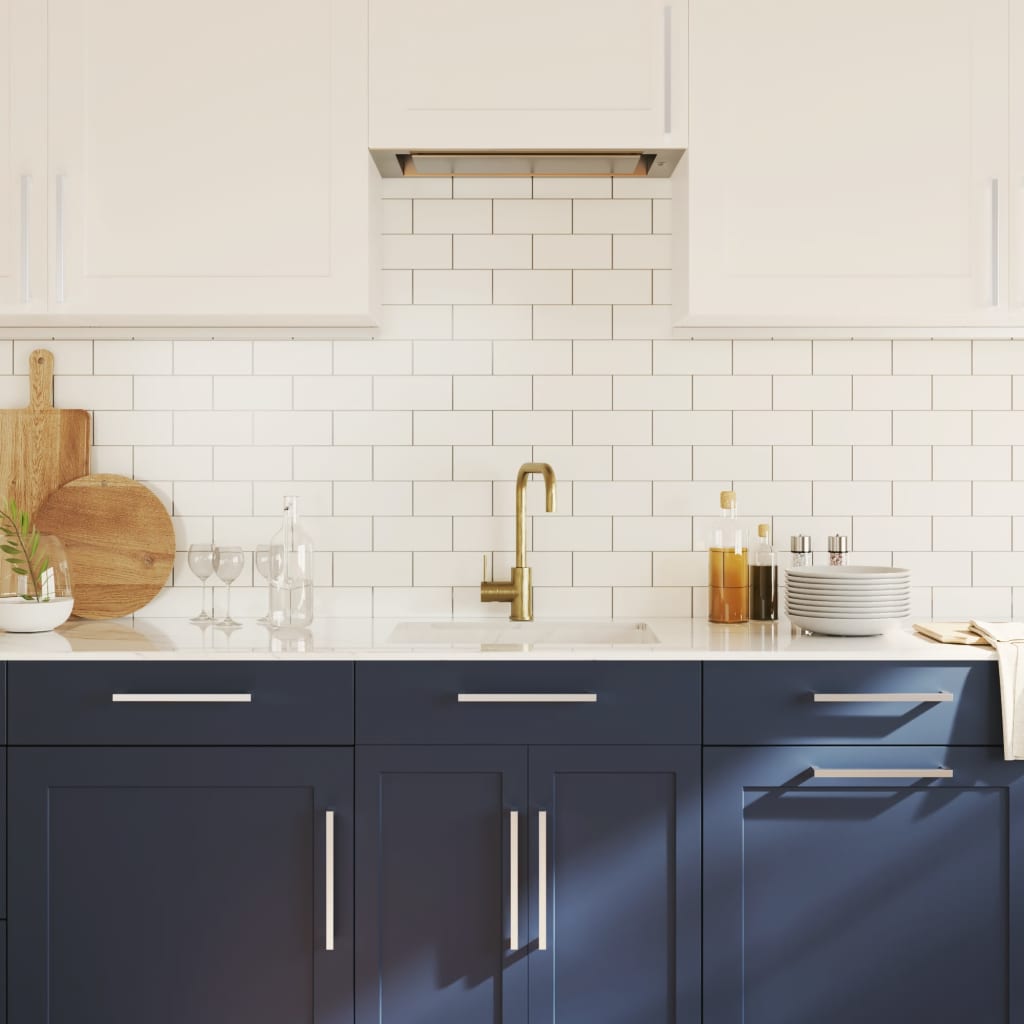 Vidaxl handvatten 10 st 224 mm roestvrij staal zilverkleurig