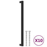 Vidaxl handles 10 st 320 mm stainless steel black