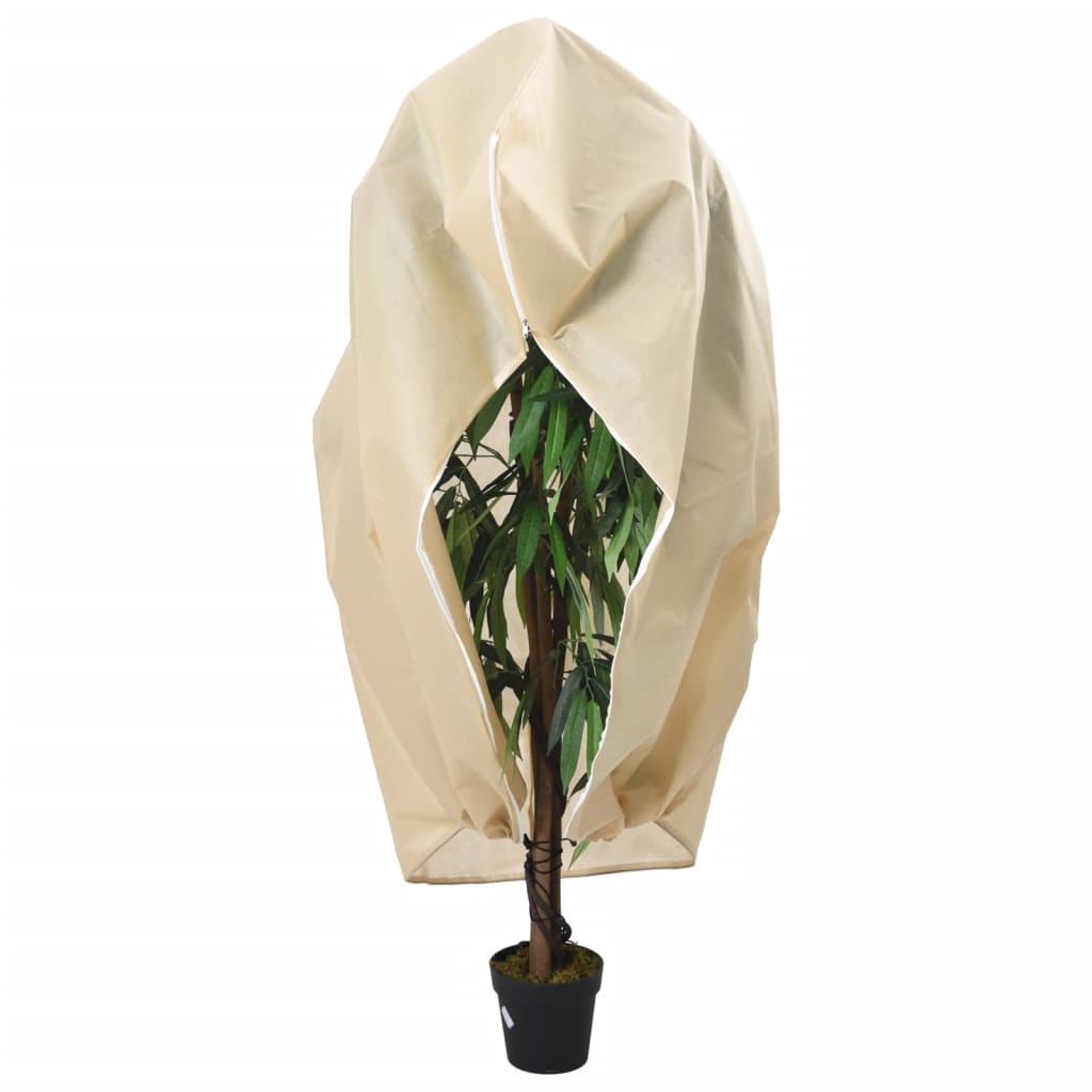 Vidaxl Plant covers with zipper 2 st 70 g m² 1.55x1.55 m