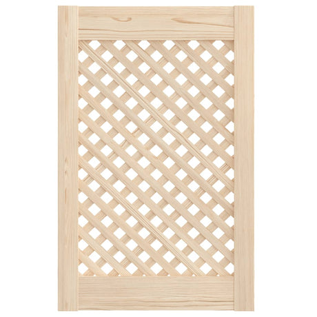 Vidaxl kastdeuren met latwerk 2 st 39,5x61,5 cm massief grenenhout