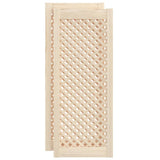 Vidaxl kastdeuren met latwerk 2 st 39,5x99 cm massief grenenhout