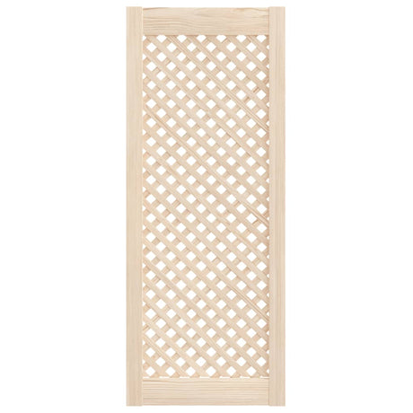 Vidaxl kastdeuren met latwerk 2 st 39,5x99 cm massief grenenhout