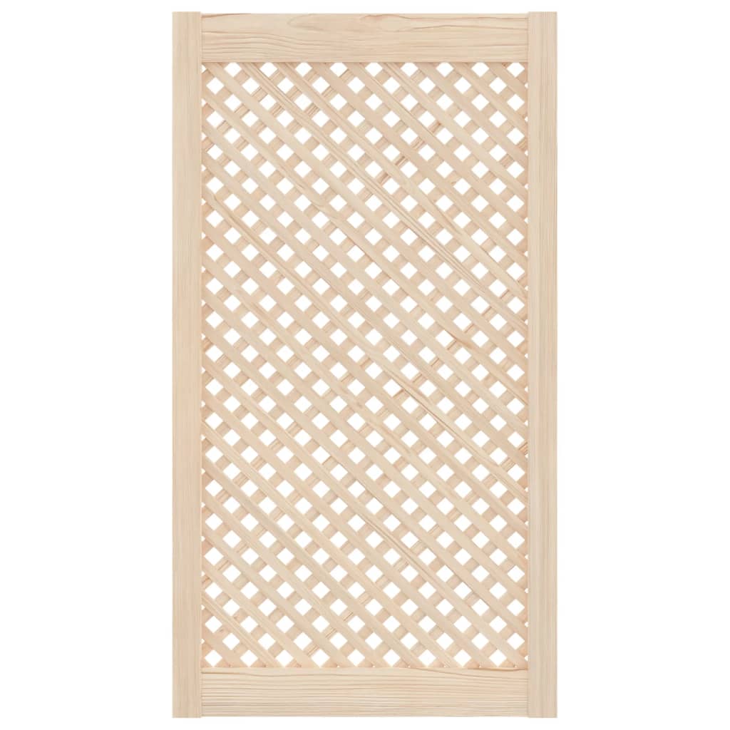 Vidaxl Cabinet Dieren mat Slat 2 PCs 49.5x99 cm zolidd Péiere