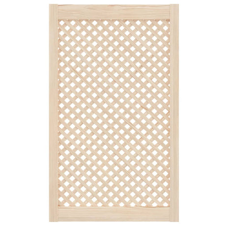 Vidaxl kastdeuren met latwerk 2 st 59,5x99 cm massief grenenhout