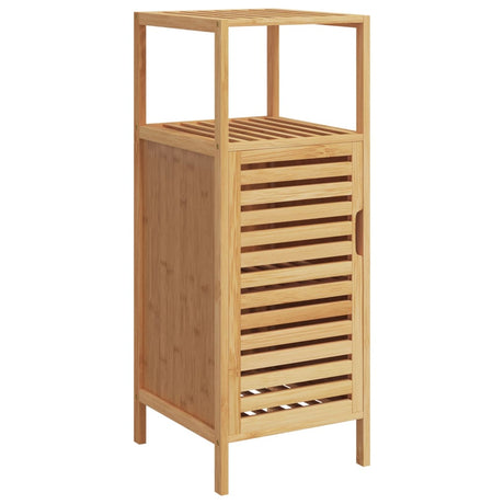 Vidaxl badkamerkastje met schap 36x33x87 cm bamboe