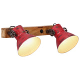 VIDAXL -Wandlampe 25 W E27 45x25 cm Schweißen rot